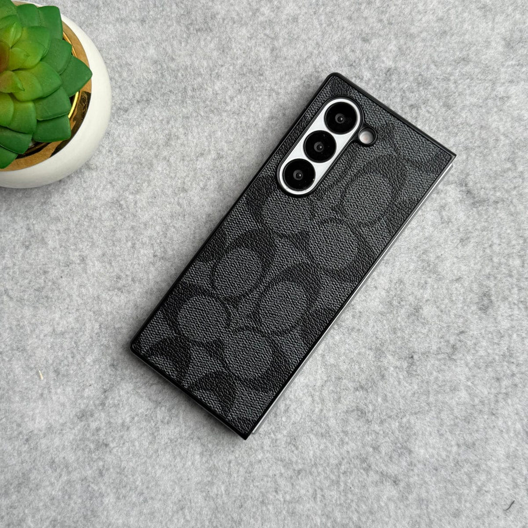 FRATO No Advertising Samsung Galaxy Z Fold 6 Luxury CC Brand PU Leather Design Case Cover
