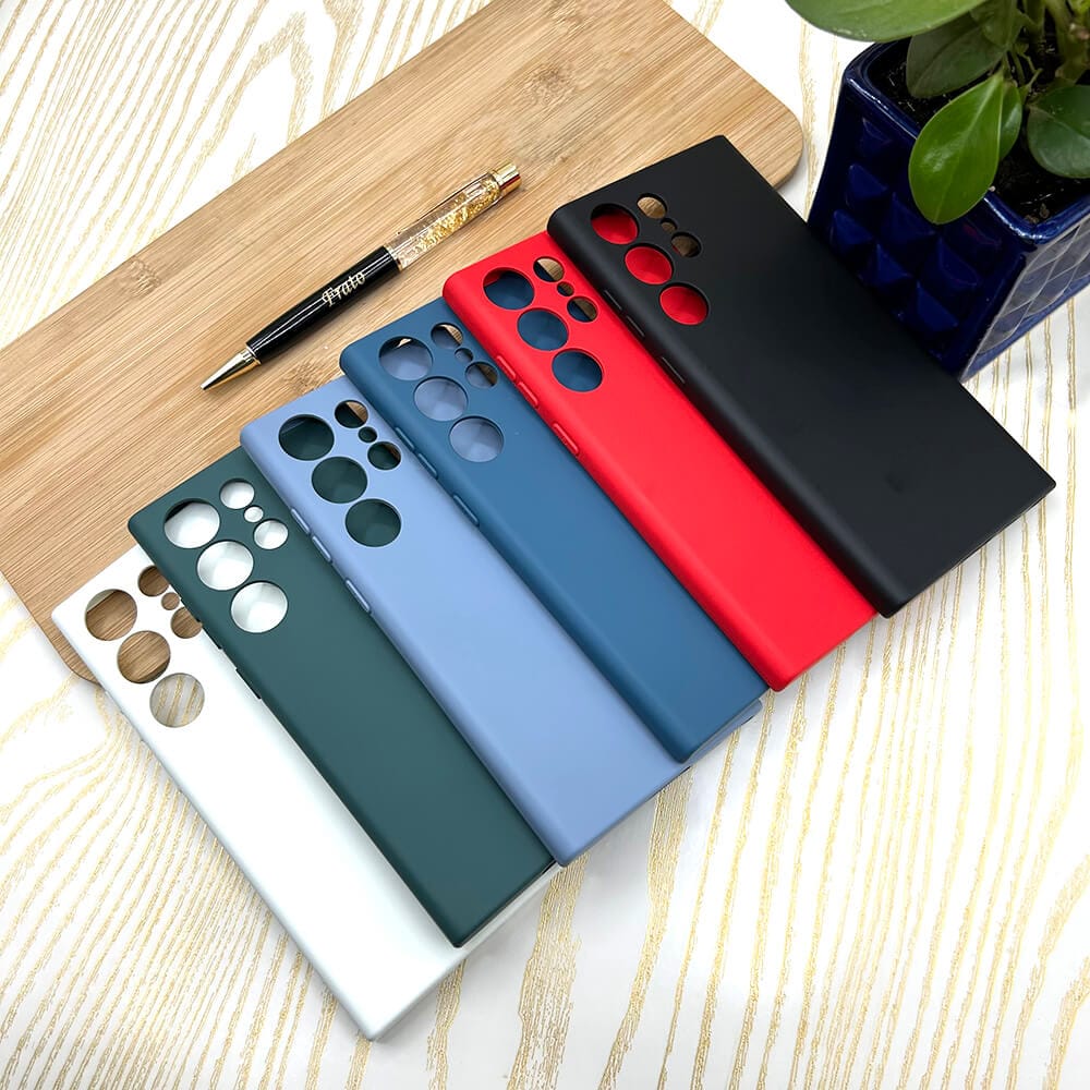 FRATO No Advertising Samsung S23 Ultra Soft Silicone Case Cover