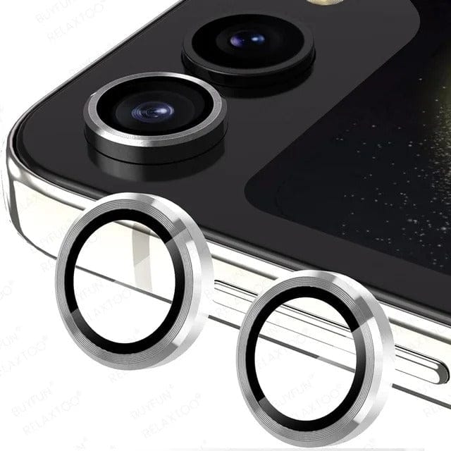 FRATO No Advertising Sliver Samsung Galaxy Z Flip 6 Camera Lens Kit Protector