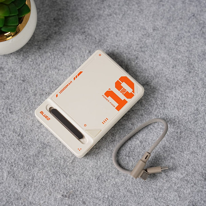 FRATO Powerbank 10,000mAh Wireless Magnetic Fast Charging Power Bank with Multi-Function Stand