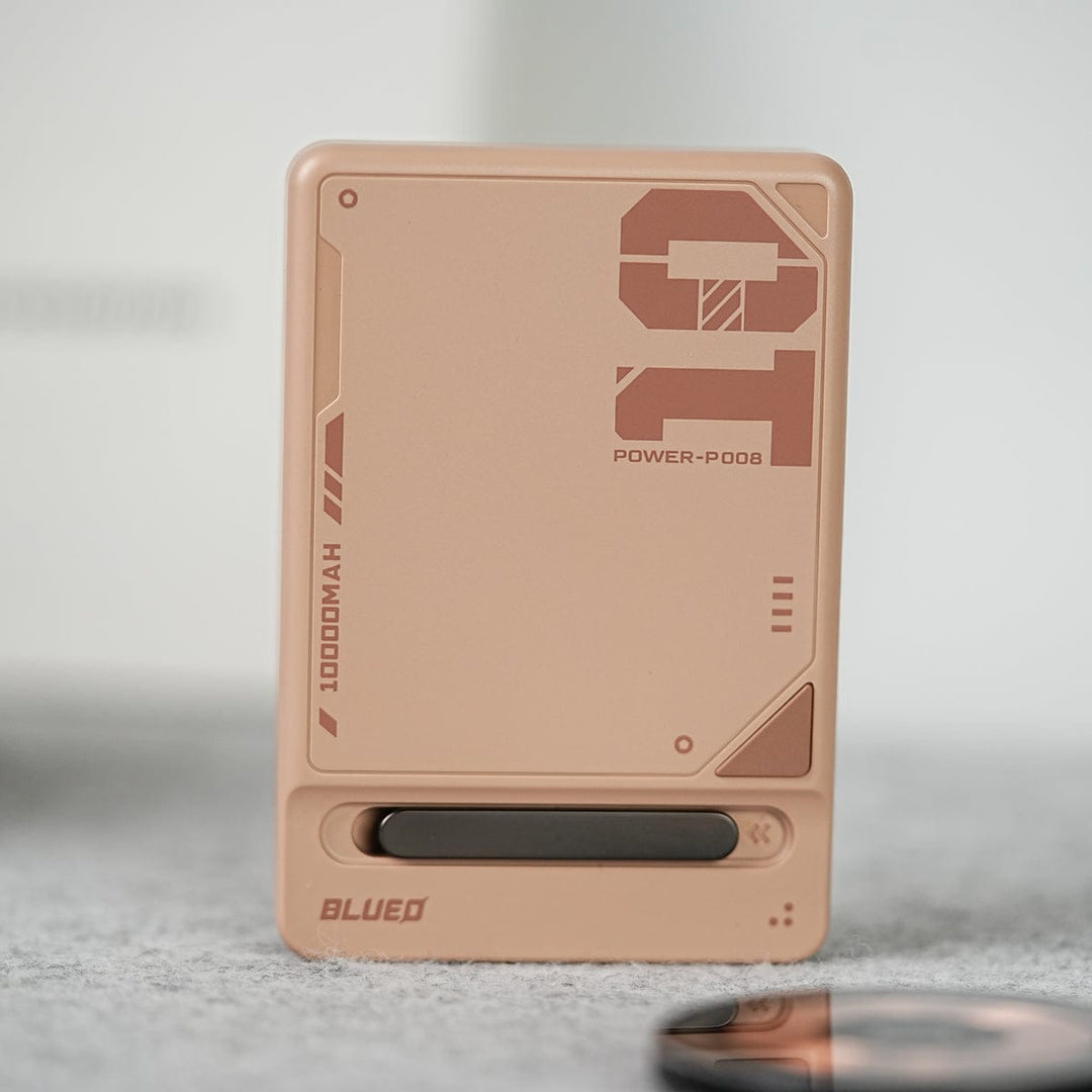 FRATO Powerbank Pink 10,000mAh Wireless Magnetic Fast Charging Power Bank with Multi-Function Stand