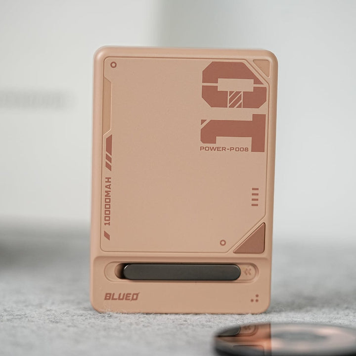FRATO Powerbank Pink 10,000mAh Wireless Magnetic Fast Charging Power Bank with Multi-Function Stand