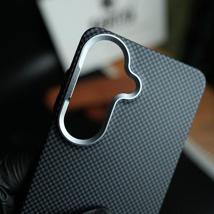 FRATO Samsung Case Carbon Fiber Texture Slim Case for Galaxy S Series | MagSafe Case