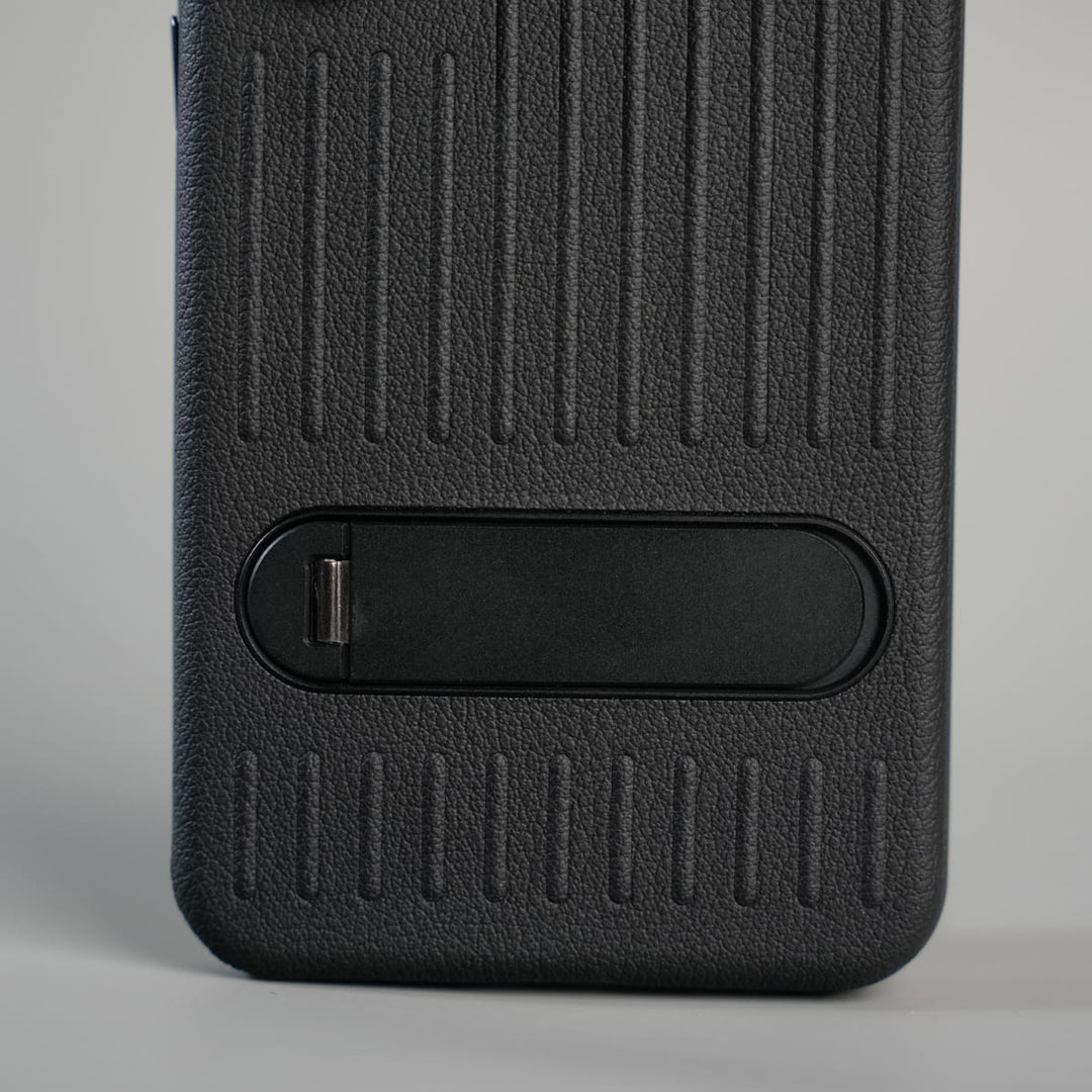 FRATO Samsung Case Galaxy S Series Premium PU Leather Suitcase MagSafe Case with Foldable Stand