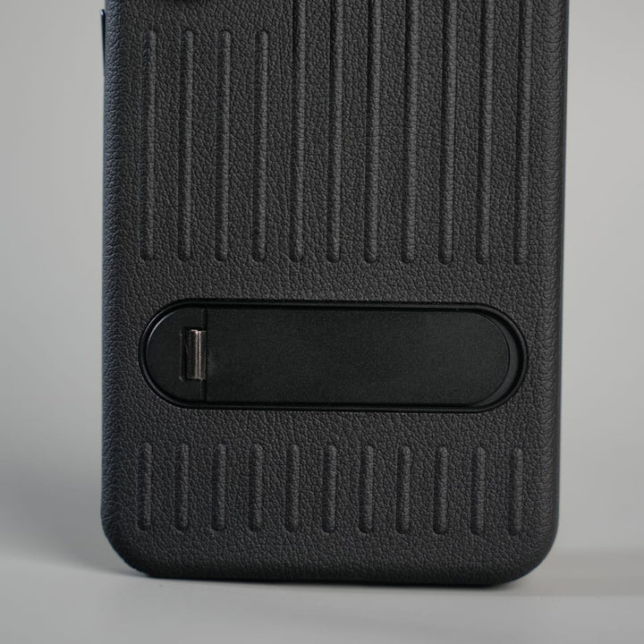 FRATO Samsung Case Galaxy S Series Premium PU Leather Suitcase MagSafe Case with Foldable Stand