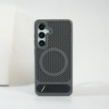 Galaxy S Series Shredder Style MagSafe Silicone Kickstand Case | Shockproof Protective Cover