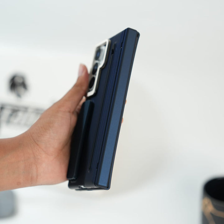 FRATO Samsung Case Galaxy Z Fold Series Premium Grip Strap Case with S Pen Holder &amp; Stand