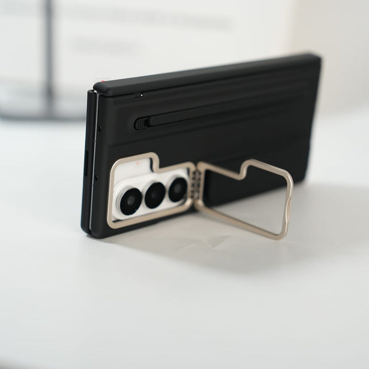 FRATO Samsung Case Galaxy Z Fold Series Premium Grip Strap Case with S Pen Holder &amp; Stand