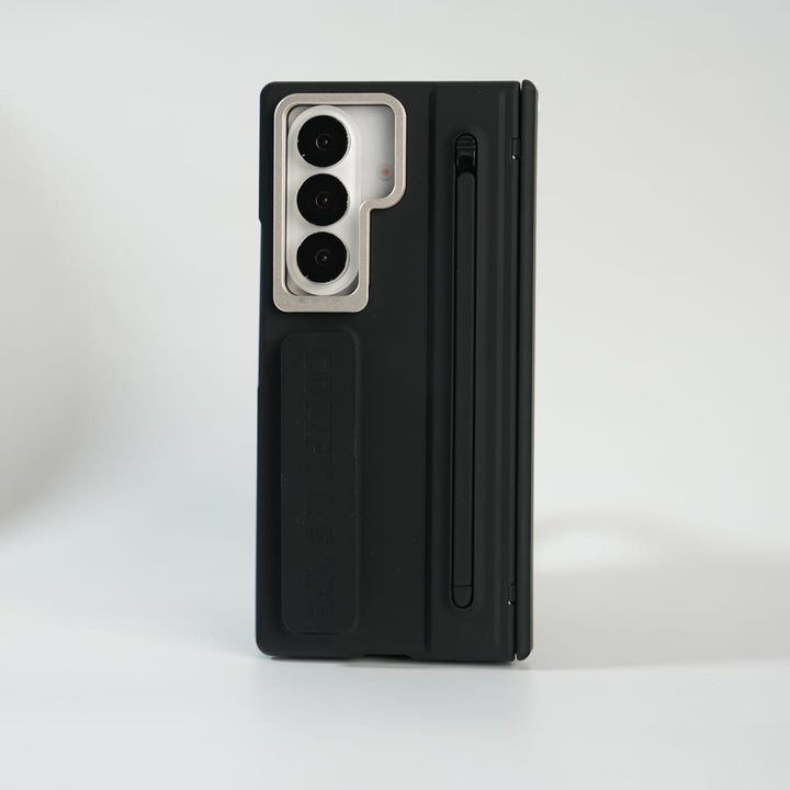FRATO Samsung Case Galaxy Z Fold Series Premium Grip Strap Case with S Pen Holder &amp; Stand