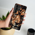 Galaxy Ultra Series Lion Face Chrome Plated Case