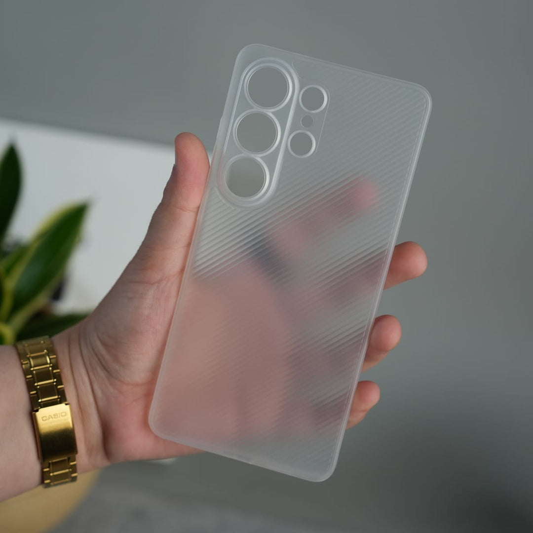 FRATO Samsung Case S26 Ultra / White Galaxy Ultra Series Paper Thin Frosted Case | Lightweight Protective Cover