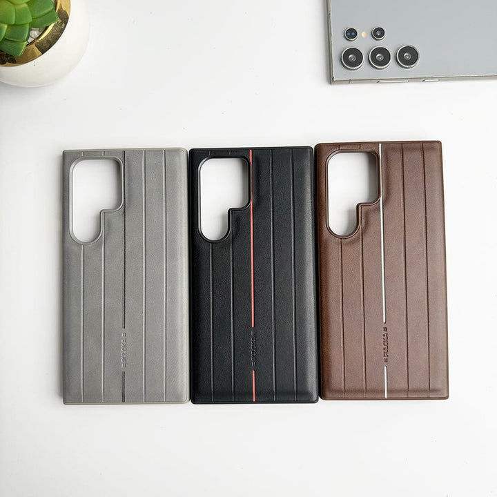FRATO Samsung Case Samsung Galaxy S24 Ultra Suitcase Design PU Leather Case Cover