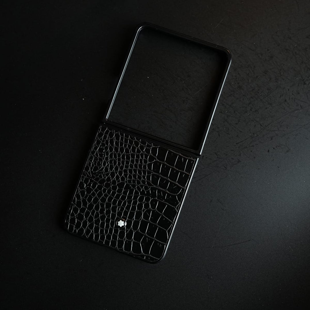 FRATO Samsung Galaxy Z Flip 8 Black Textured MB Case Cover for Samsung Galaxy Z Flip8