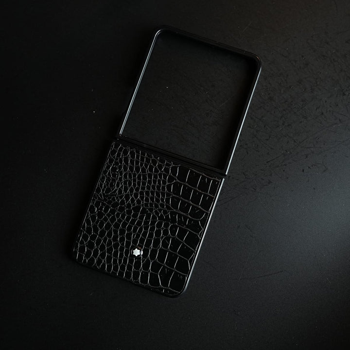 FRATO Samsung Galaxy Z Flip 8 Black Textured MB Case Cover for Samsung Galaxy Z Flip8