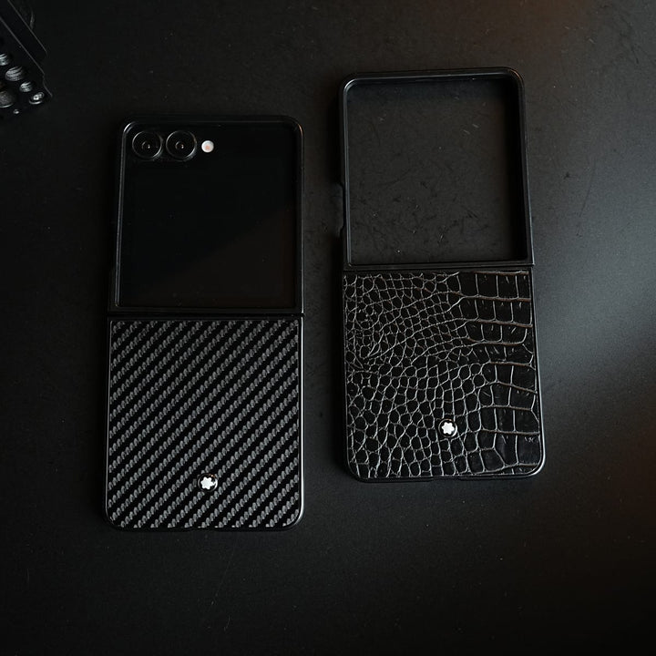 FRATO Samsung Galaxy Z Flip 8 Black Textured MB Case Cover for Samsung Galaxy Z Flip8