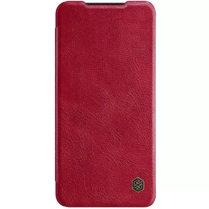FRATO Samsung S22U Samsung Galaxy S22 Ultra Camera Protection QIN Leather Flip Case Red