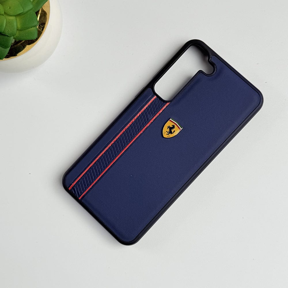 FRATO Samsung S23 Plus FR Sports Side Stripe Leather For Samsung Galaxy S23 Plus