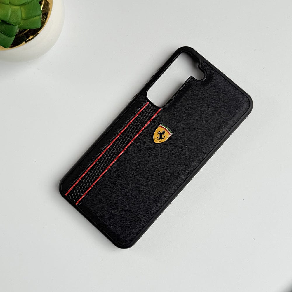 FRATO Samsung S23 Plus FR Sports Side Stripe Leather For Samsung Galaxy S23 Plus