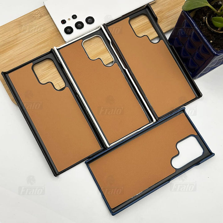 FRATO Samsung S23U Samsung Galaxy S23 Ultra Luxury GG Fashion Leather Brand Case Cover