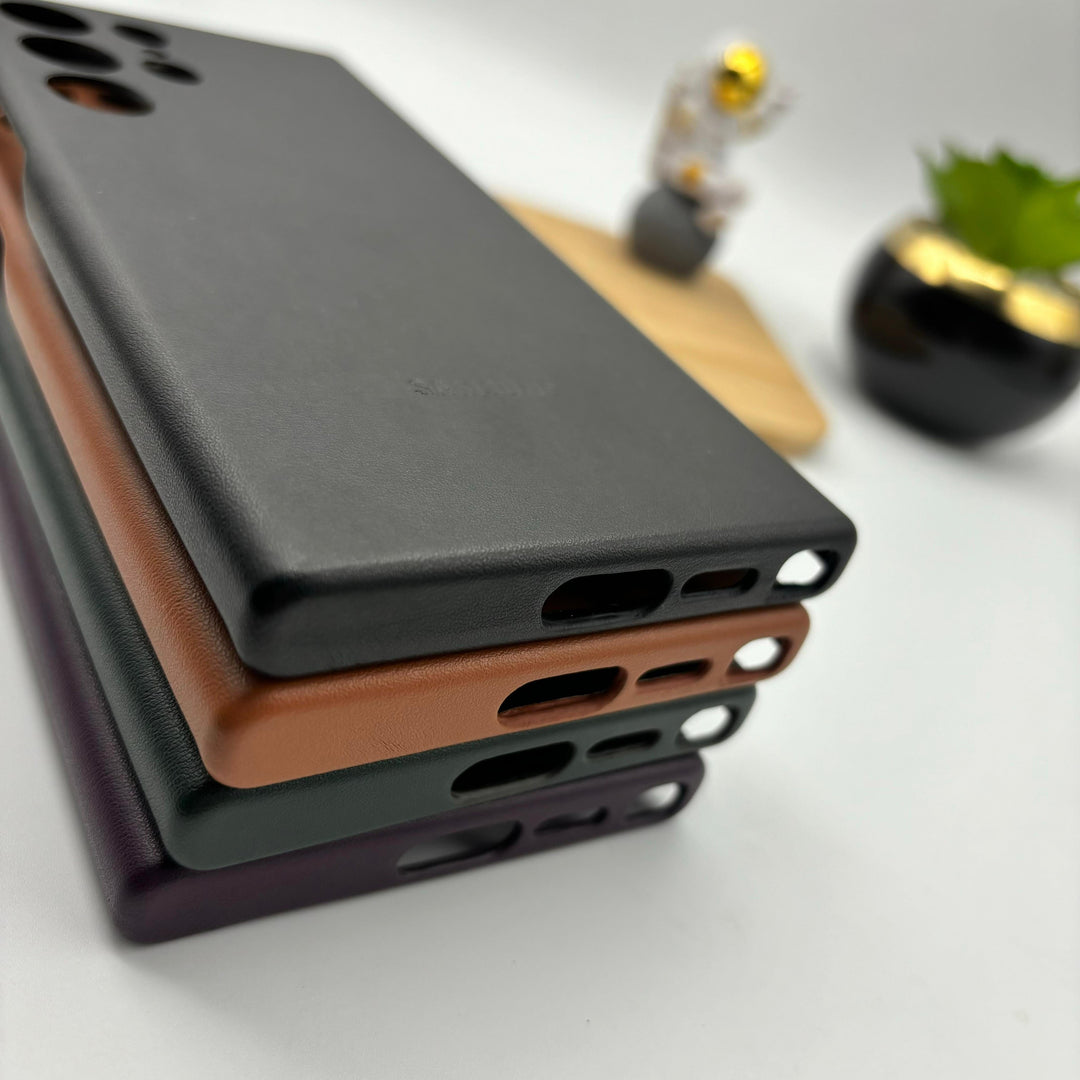 FRATO Samsung S23U Samsung Galaxy S23 Ultra Matte PU Leather Case Cover