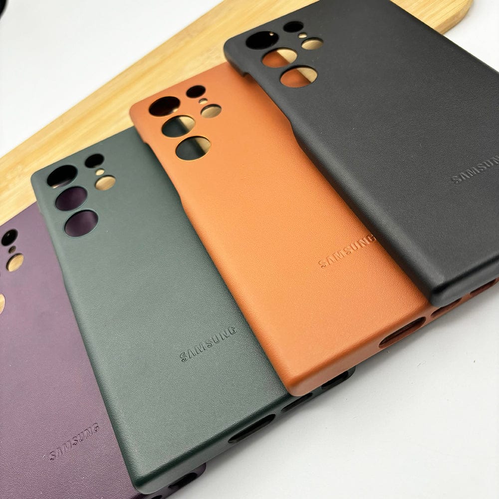 FRATO Samsung S23U Samsung Galaxy S23 Ultra Matte PU Leather Case Cover