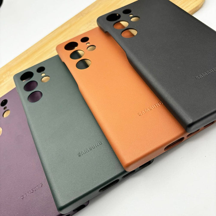 FRATO Samsung S23U Samsung Galaxy S23 Ultra Matte PU Leather Case Cover