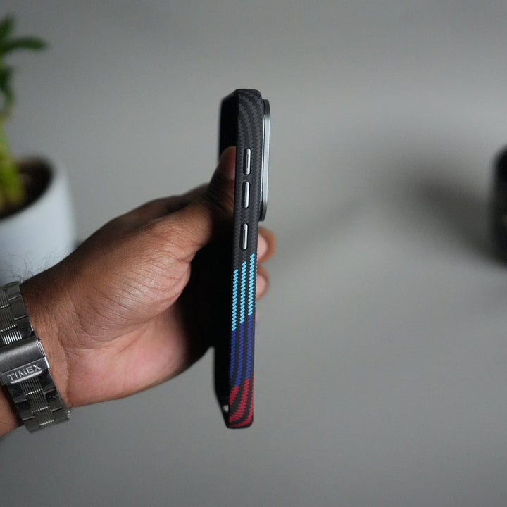 FRATO Samsung S24 Galaxy S24 Carbon Fiber Texture Design Hard Pc MagSafe Case Cover MintBlueRed