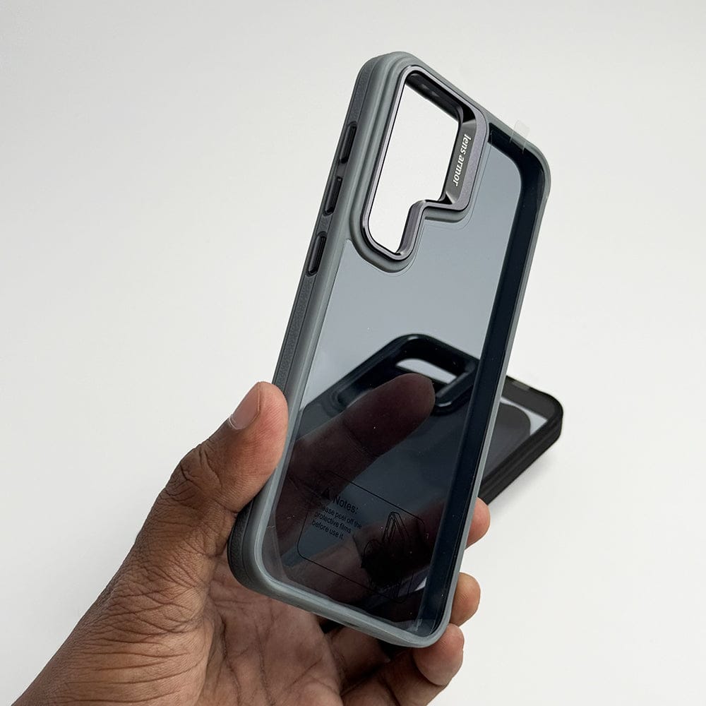 FRATO Samsung S24 SamSung Galaxy S24 Acrylic Shield Shockproof Case With Metal Camera Ring