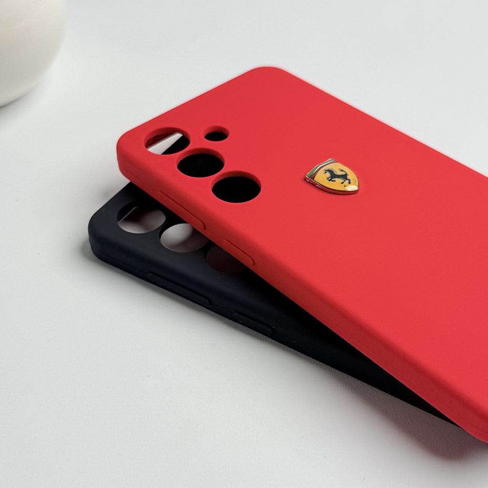 FRATO Samsung S24 Samsung Galaxy S24 FR Sports Car Logo Silicone Case Cover