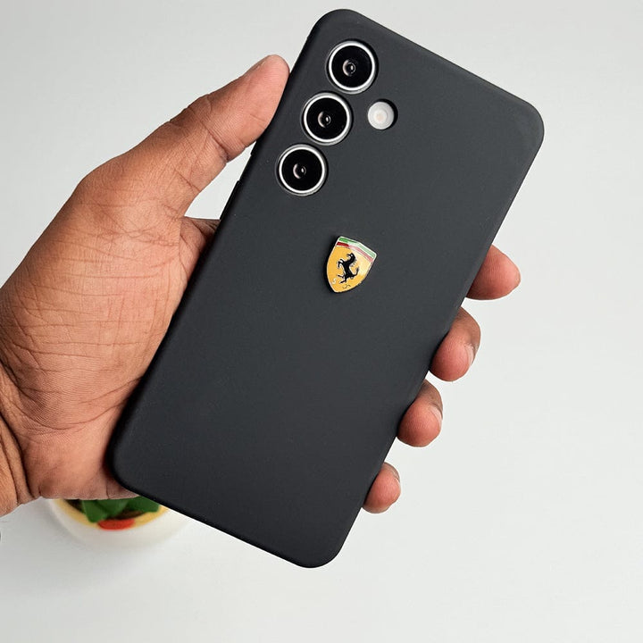 FRATO Samsung S24 Samsung Galaxy S24 FR Sports Car Logo Silicone Case Cover