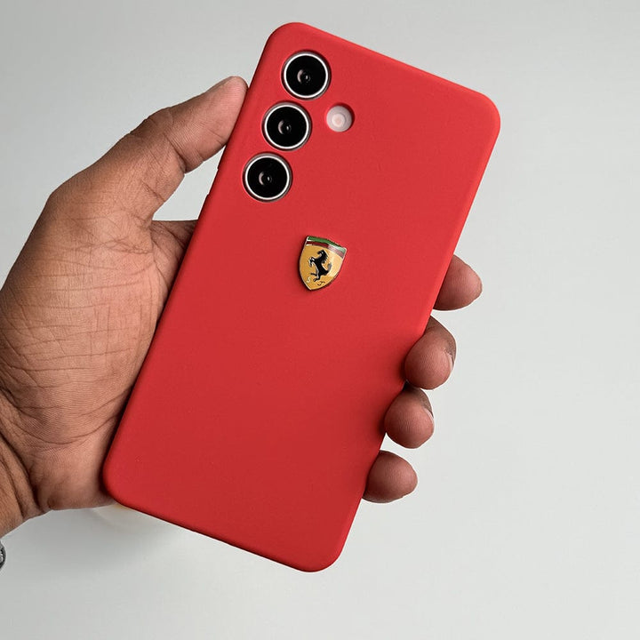 FRATO Samsung S24 Samsung Galaxy S24 FR Sports Car Logo Silicone Case Cover