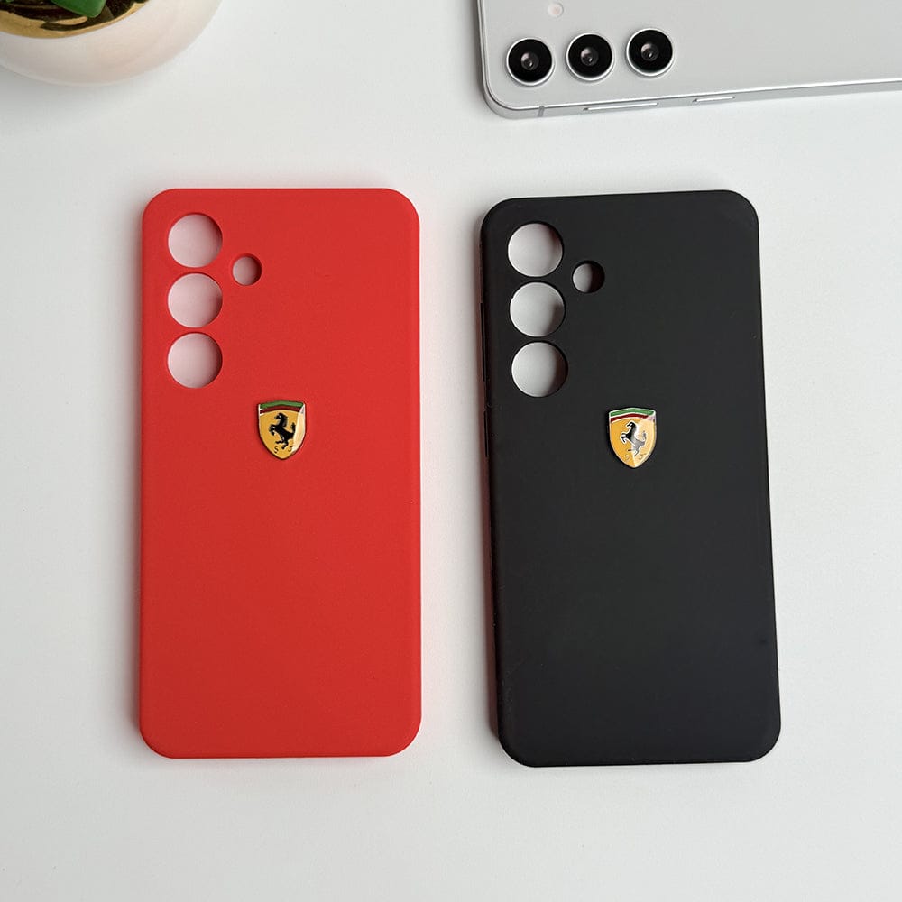 FRATO Samsung S24 Samsung Galaxy S24 FR Sports Car Logo Silicone Case Cover