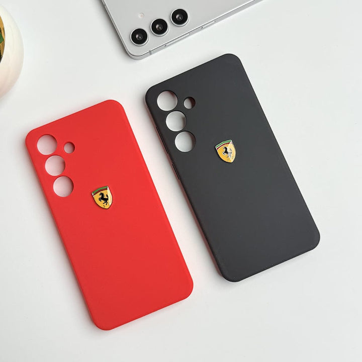 FRATO Samsung S24 Samsung Galaxy S24 FR Sports Car Logo Silicone Case Cover