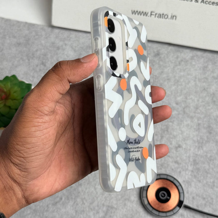 FRATO Samsung S24 Samsung Galaxy S24 Graffiti Shockproof MagSafe Case Cover