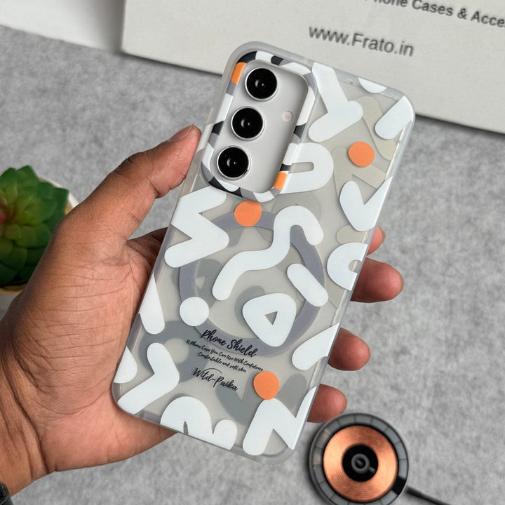 FRATO Samsung S24 Samsung Galaxy S24 Graffiti Shockproof MagSafe Case Cover