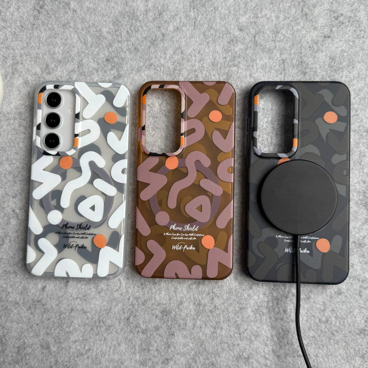 FRATO Samsung S24 Samsung Galaxy S24 Graffiti Shockproof MagSafe Case Cover