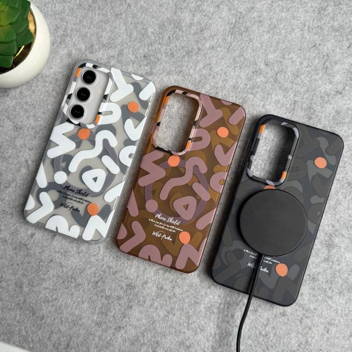 FRATO Samsung S24 Samsung Galaxy S24 Graffiti Shockproof MagSafe Case Cover