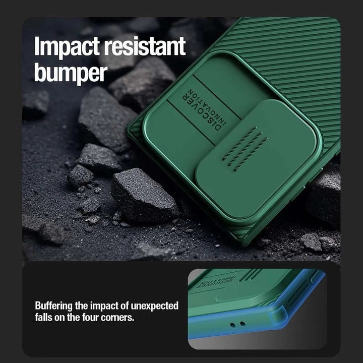 FRATO Samsung S24 Samsung Galaxy S24 NILLKIN Camshield Case Cover (Black)