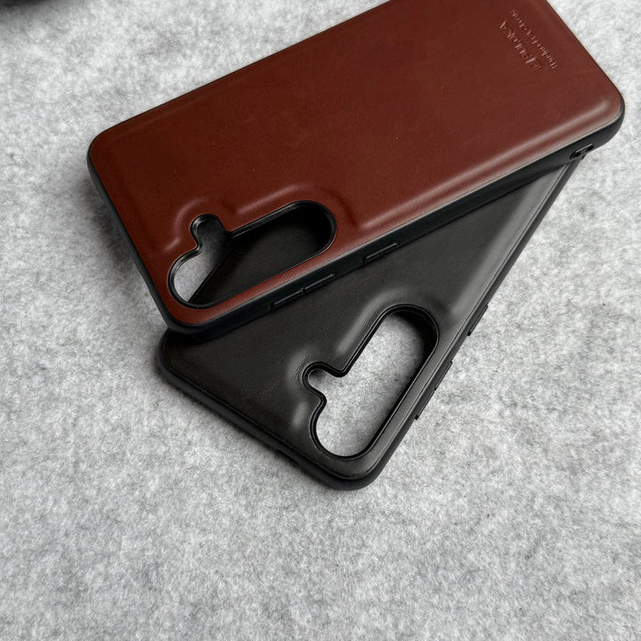 FRATO Samsung S24 Samsung Galaxy S24 PU Leather Thin Case Cover Minimalistic Design