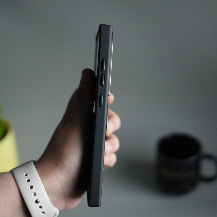FRATO Samsung S24U Galaxy S24 Ultra CarbonShield Metal Camera Ring and Rotating Stand Case