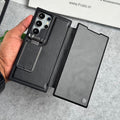 Samsung Galaxy Ultra Series Flip Case With Metal Camera Stand