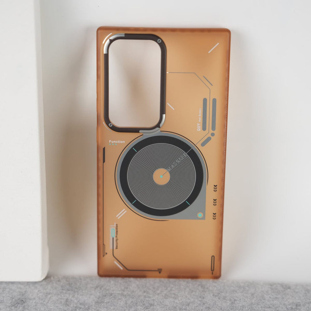 FRATO Samsung S24U Galaxy S24 Ultra Magsafe Matte Futuristic Design Magnetic MagSafe Charging Case