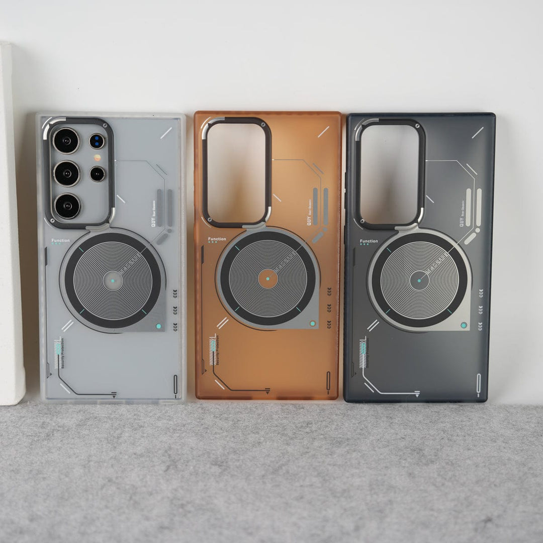 FRATO Samsung S24U Galaxy S24 Ultra Magsafe Matte Futuristic Design Magnetic MagSafe Charging Case