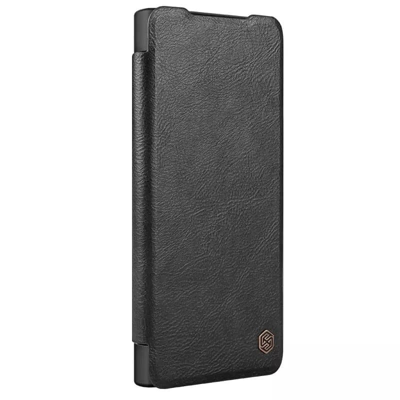 FRATO Samsung S24U Samsung Galaxy S24 Ultra Camera Protection Nillkin Qin Prop Leather Flip Cover Black
