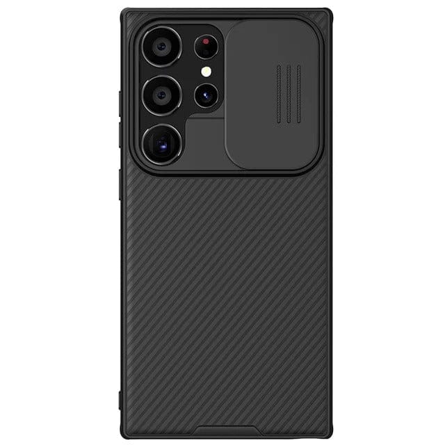 FRATO Samsung S24U Samsung Galaxy S24 Ultra Camshield Case Cover (Black)
