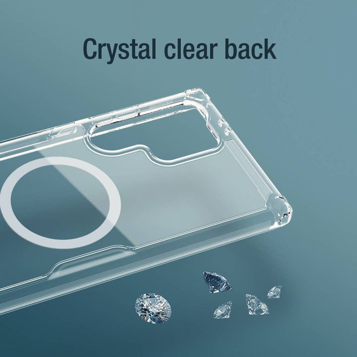 FRATO Samsung S24U Samsung Galaxy S24 Ultra Cover Transparent Nillkin TPU PRO Magnetic Case