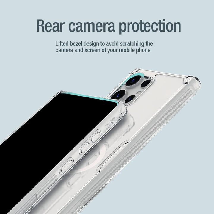 FRATO Samsung S24U Samsung Galaxy S24 Ultra Cover Transparent Nillkin TPU PRO Magnetic Case