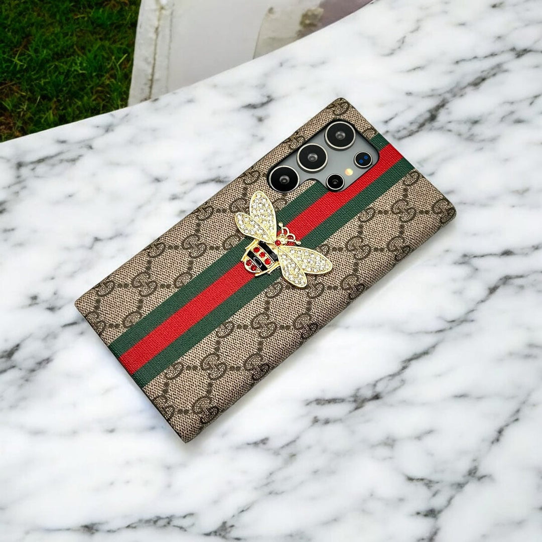 FRATO Samsung S24U Samsung Galaxy S24 Ultra GG Brand 3D BEE Design Case Cover