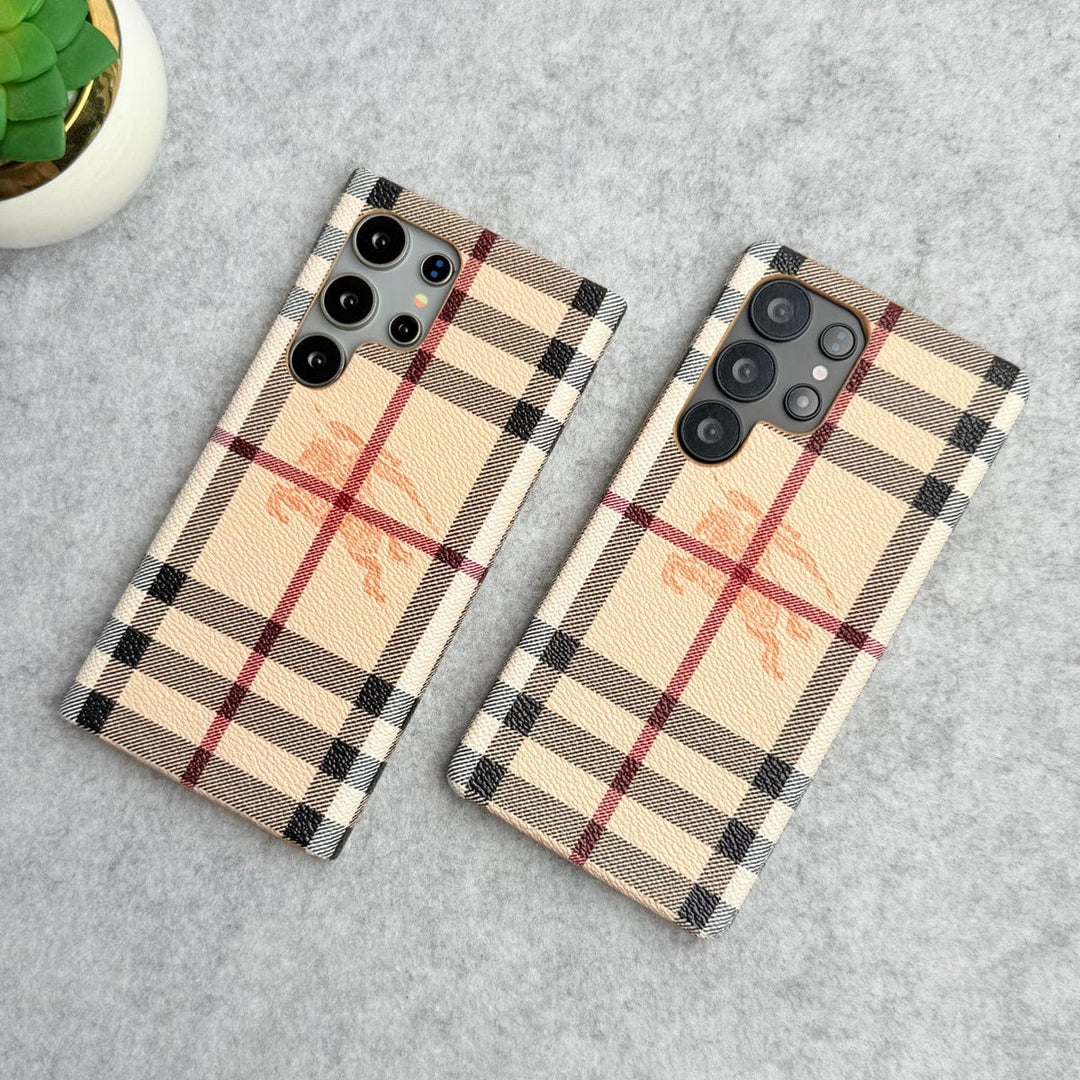 FRATO Samsung S24U Samsung Galaxy S24 Ultra Luxury BRY PU Leather Case Cover