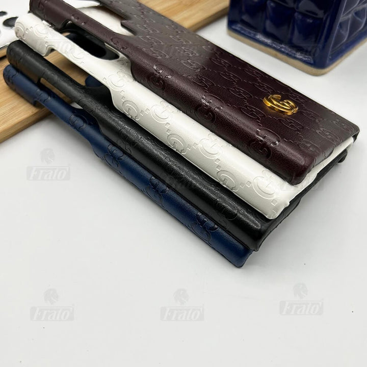 FRATO Samsung S24U Samsung  Galaxy S24 Ultra Luxury GG Fashion Leather Brand Case Cover